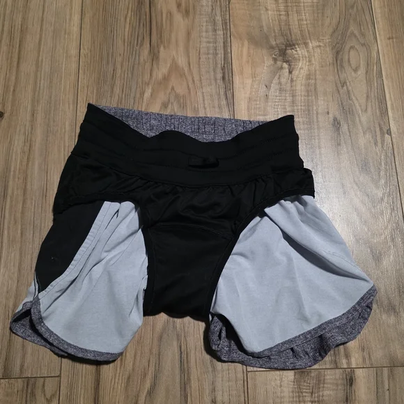 Lululemon Athletica Heather Gray Athletic Shorts - Picture 7 of 8